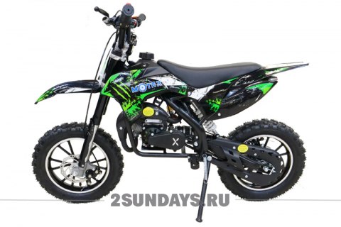  Мини-кросс MOTAX 50 cc с электростартером черно-зелёный