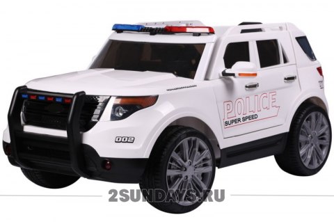 Электромобиль Ford Explorer Police T111MP белый