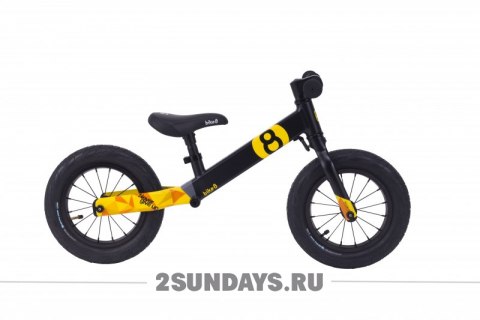 Беговел Bike8 Suspension Standart black-yellow