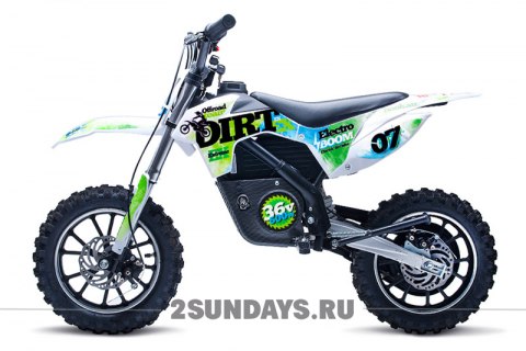 Мотоцикл HOOK DIRT GREEN 36V